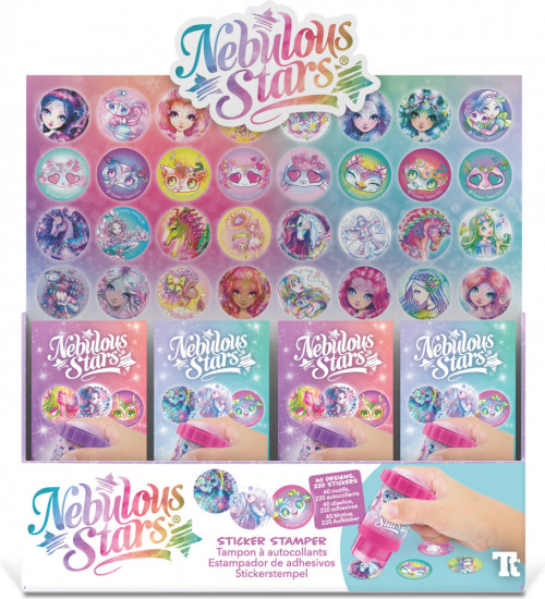 Штампер с наклейками