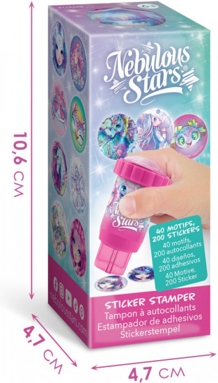 Штампер с наклейками