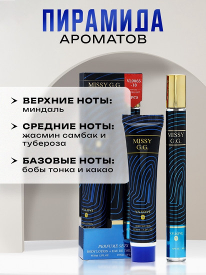 Парфюмерный набор женский «Missy G.G»