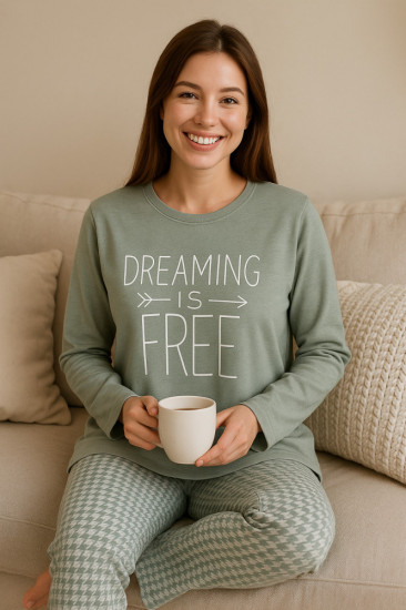Комплект домашний женский «Dreaming is Free»