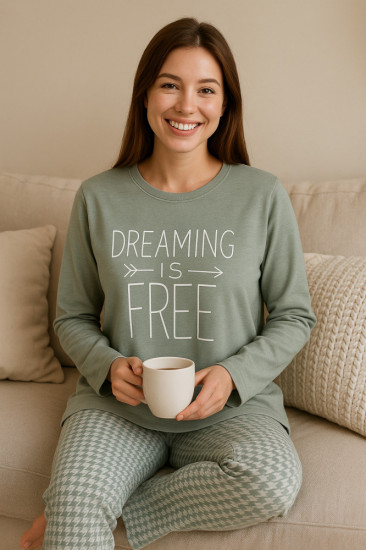 Комплект домашний женский «Dreaming is Free»