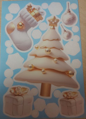 Наклейки на окна новогодние «Зимняя сказка» - Фото 1