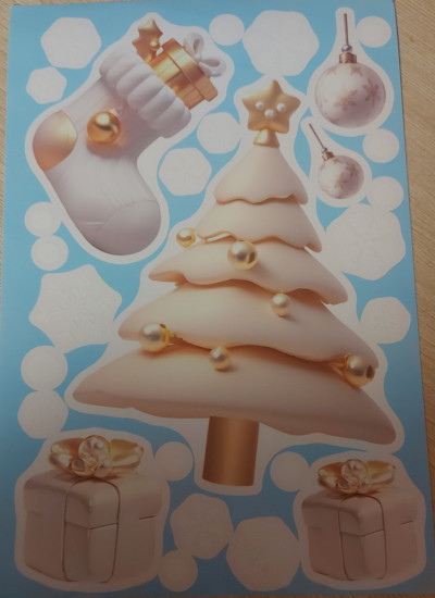 Наклейки на окна новогодние «Зимняя сказка»