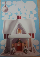 Наклейки на окна новогодние «Зимняя сказка» - Фото 3