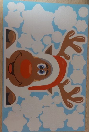 Новогодние наклейки на окна «Зимняя сказка»