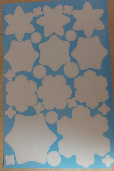 Новогодние наклейки на окна «Зимняя сказка»