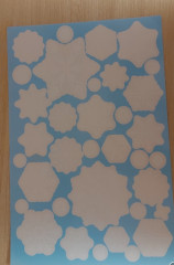 Новогодние наклейки на окна «Зимняя сказка» - Фото 1