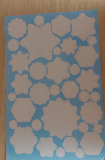 Новогодние наклейки на окна «Зимняя сказка»