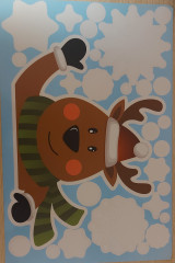 Новогодние наклейки на окна «Зимняя сказка» - Фото 3