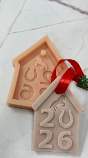 Силиконовый молд для арома-саше «Домик»