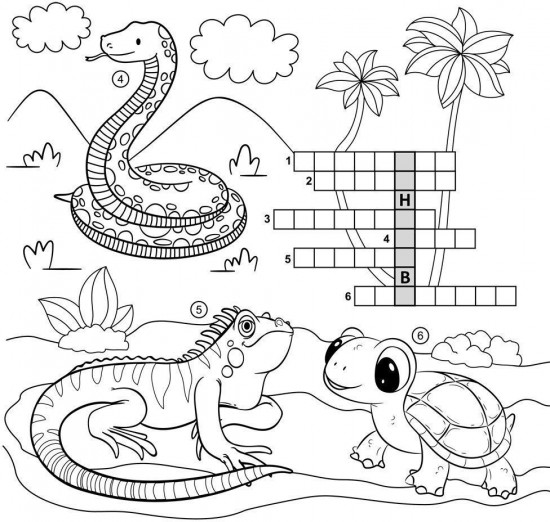 Кроссворды о животных