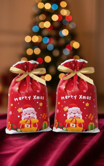 Пакет новогодний для сладостей и подарков