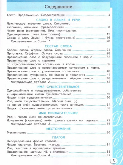 Русский язык. 3 класс. Самостоятельные и контрольные работы