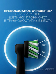 Комплект насадок сменных для электрических зубных щеток «Cross Action» - Фото 7