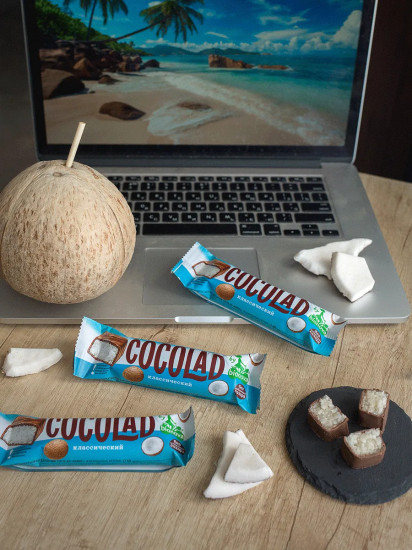 Батончик глазированный кокосовый батончик «Cocolad»