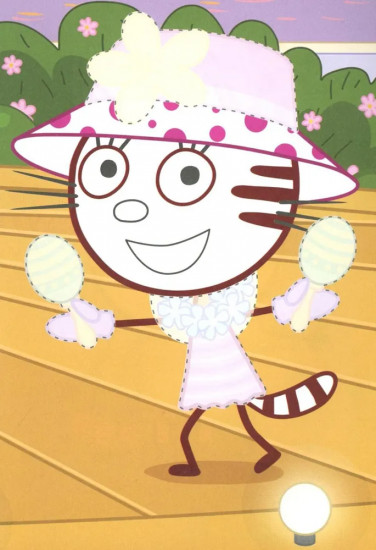 Три кота и море приключений. Аппликация-раскраска