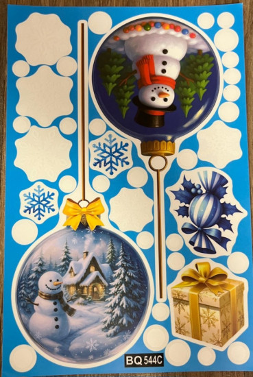 Новогодние наклейки «Зимняя сказка»