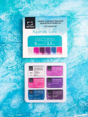 Набор красок акварельных «Сирень» - Фото 3