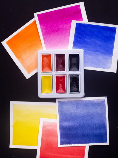 Набор красок акварельных