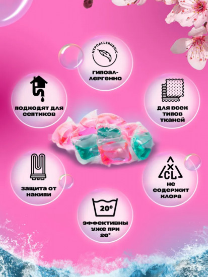 Капсулы для стирки «Микс ароматов № 1»