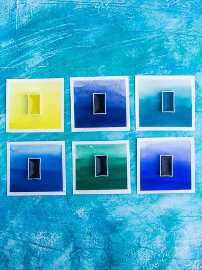 Набор красок акварельных