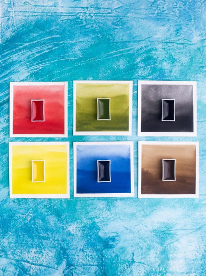 Набор красок акварельных