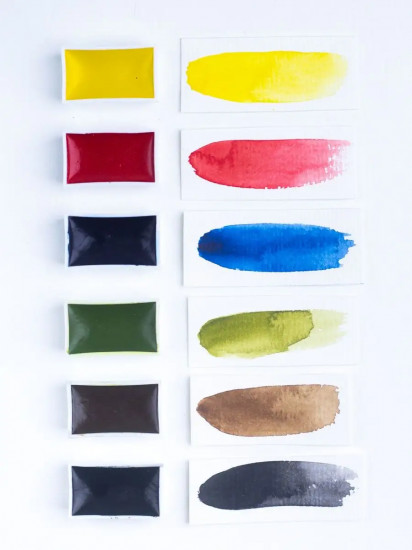 Набор красок акварельных