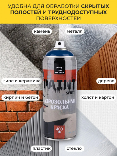 Краска акриловая аэрозольная, синий