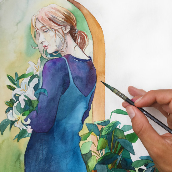 Набор бумаги для акварели «Waterfall»