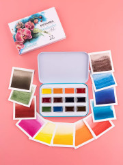 Набор акварели в кюветах «Ботаника» - Фото 4