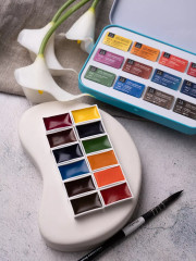 Набор акварели в кюветах «Ботаника» - Фото 9