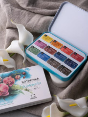 Набор акварели в кюветах «Ботаника» - Фото 5