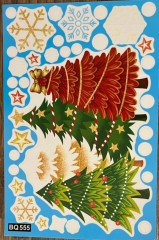 Картина из новогодних наклеек - Фото 2