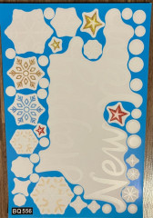 Картина из новогодних наклеек - Фото 4