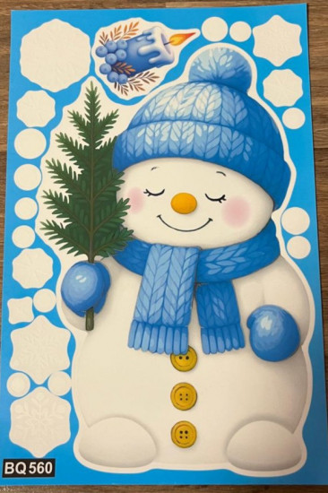 Новогодние наклейки