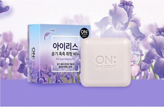 Мыло туалетное «Flower Iris Whipping Soap»