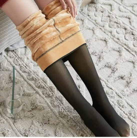 Колготки женские зимние с имитацией капрона