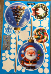 Новогодние наклейки «Зимняя сказка» - Фото 4