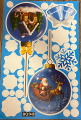 Новогодние наклейки «Зимняя сказка» - Фото 2