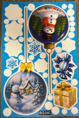 Новогодние наклейки «Зимняя сказка» - Фото 1