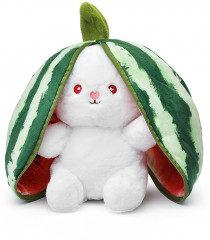 Игрушка мягкая «Заяц арбузик» - Фото 1