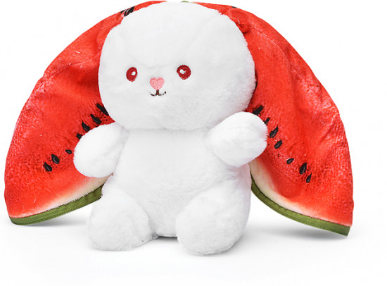 Игрушка мягкая «Заяц арбузик»