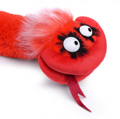 Игрушка мягкая «змея Всегдапре Красная» - Фото 1