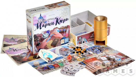 Игра настольная «По стопам Марии Кюри»