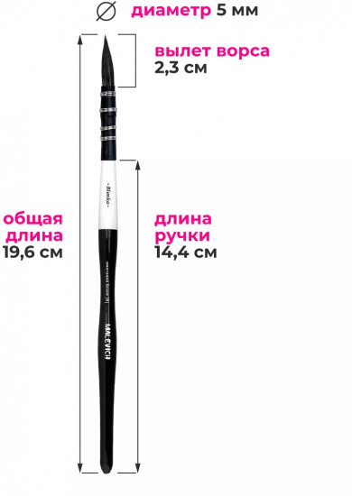 Кисть для акварели «Blanka»