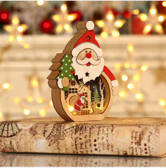 Новогодний декор «Дед Мороз с подсветкой» - Фото 1