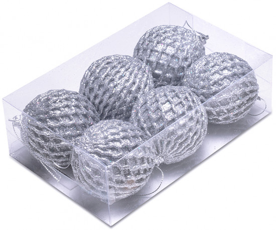 Набор новогодних украшений «Гламурные шары»