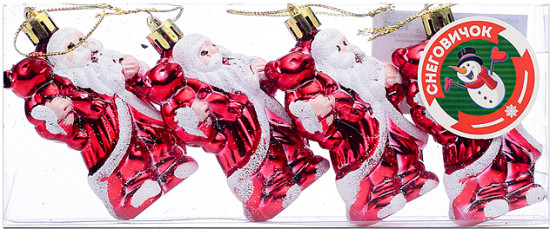 Набор новогодних украшений «Дедушка Мороз»