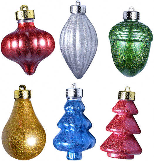 Набор новогодних украшений «Ёлочные игрушки»