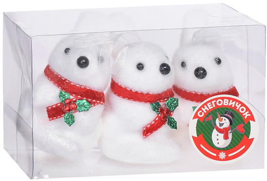 Набор новогодних украшений «Зверюшки»